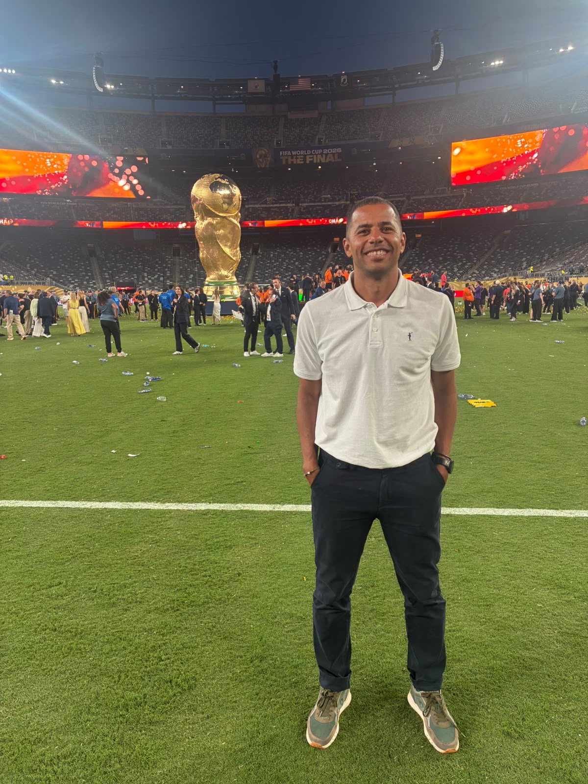 La Copa del Mundo, sobre el césped